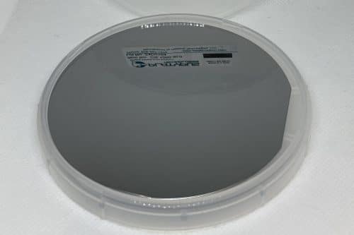 Chromium-coated silicon wafer