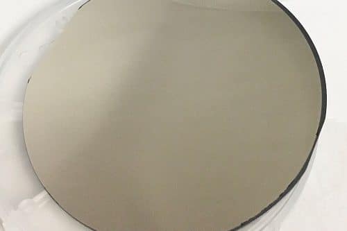 silicon wafer coated with platinum thin film