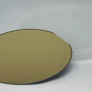 Thermal oxide wafer coated with gold